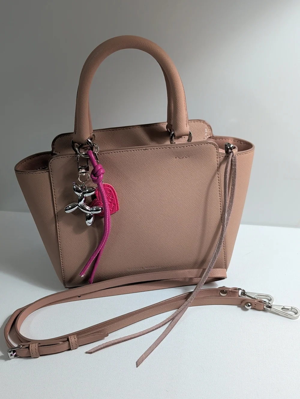 Rebecca Minkoff Blush Pink Mini Tote & Crossbody Bag